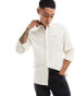 Tommy Hilfiger 1985 flex oxford regular fit shirt in cream