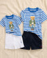 Toddler and Little Boys Stretch Cotton Twill Short