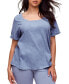 Plus Size Gabriella Cotton T-Shirt