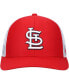 Men's Red, White St. Louis Cardinals Primary Logo Trucker Snapback Hat