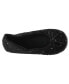 Isotoner Women's Satin with Rhinestones Ballerina Slipper, Online Only