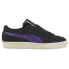 Puma Suede Classic Cat Woman Lace Up Womens Black, Purple Sneakers Casual Shoes