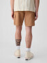 8" Linen-Cotton Cargo Shorts