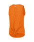 Women's Orange Clemson Tigers Cades Cape Omni-Wick Tri-Blend Tank Top