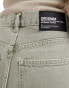 Dr Denim Echo straight leg jeans in washed bean tint green wash