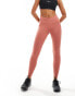 Nike Training One wrapped high waisted 7/8 leggings in pink