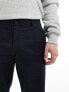 Jack & Jones relaxed fit pleat fron chino in navy