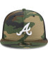 Men's Camo Atlanta Braves Woodland Camo Trucker 9FIFTY Snapback Hat