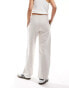 New Look wide leg jogger in oatmeal