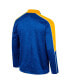 Men's Blue UCLA Bruins Marled Half-Zip Jacket