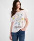 Juniors' Peanuts Graphic Snoopy T-Shirt