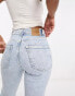 BOSS Ada straight leg jeans in light blue