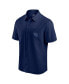 Men's Navy Cleveland Guardians Front Office Button-Up Shirt