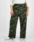 Trendy Plus Size Camo-Print Cargo Pants