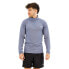 NEW BALANCE Mt41083 half zip long sleeve T-shirt