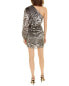 Iro Nimas Silk-Blend Cocktail Dress Women's Grey 34