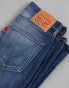 Levi's 502 tapered fit jeans in dark blue wash