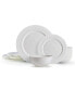 Haven Bone China 12 Piece Dinnerware Set, Service for 4