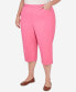 Plus Size Paradise Island Twill Capri Pants