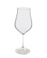 White Water Glasses with Stem, Set of 6