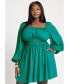 Plus Size Mini Fit And Flare Dress