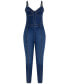 Women's Sami Sleeveless Denim Jumpsuit