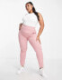 Yours tapered trouser in blush pink