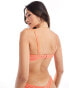 Ann Summers Sexy Lace padded plunge bra in coral