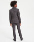 Big Boys Mini Houndstooth Slim Fit Stretch Suit