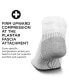 Men's Plantar Fasciitis Relief Sock Light Cushion No Show Tab- Targeted Compression Sock for Women & Men