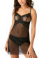 Женская пижама B.temptd Womens Opening Act Lace Fishnet Chemise Lingerie Nightgown