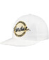 The Men's and Women's White Purdue Boilermakers Retro Circle ‘80s Throwback Snapback Hat