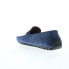 Bruno Magli Xander BM3XANK1 Mens Blue Suede Loafers & Slip Ons Moccasin Shoes 8