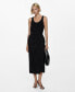 Women's Cupro Side Knot Dress