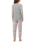 Women's 2-Pc. Printed Jogger Pajamas Set