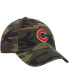 Men's Camo Chicago Cubs Logo Clean Up Adjustable Hat