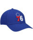 Men's Royal Philadelphia 76Ers Legend MVP Adjustable Hat