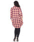 Plus Piper Stretchy Plaid Tunic