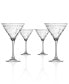 Fleur De Lis Martini 10Oz - Set Of 4 Glasses