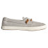 Sperry Lounge Away 2 Linen Slip On Boat Womens Grey Flats Casual STS87645