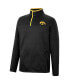 Men's Black Iowa Hawkeyes Rebound Quarter-Snap Jacket