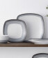 Colorscapes Layers 12 Piece Square Dinnerware Set