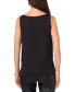 Women's Sleeveless V-Neck Embellished Mesh Top