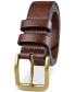 Men's Burnished-Edge Belt, Created for Macy's