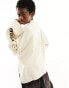 JJXX high neck devoted knitted jumper in cream