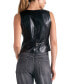 Women's Faux-Leather Vest