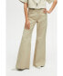 Women's Wide Leg Jeans with Zipper Detail at Waist