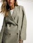 & Other Stories co-ord linen blazer in khaki