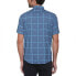 ORIGINAL PENGUIN Tencel Aop Grid Logo short sleeve shirt