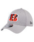 Men's Gray Cincinnati Bengals Active 39Thirty Flex Hat